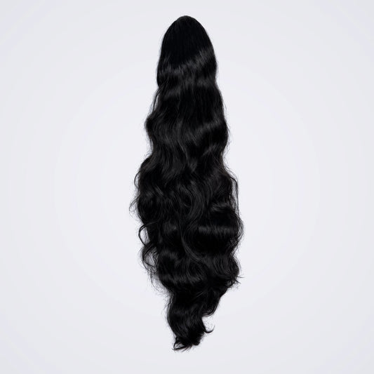 Vegan Ponytail – Volym Vågig
