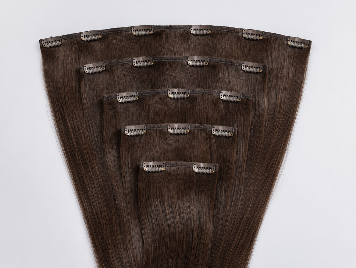 Wefts med små clips