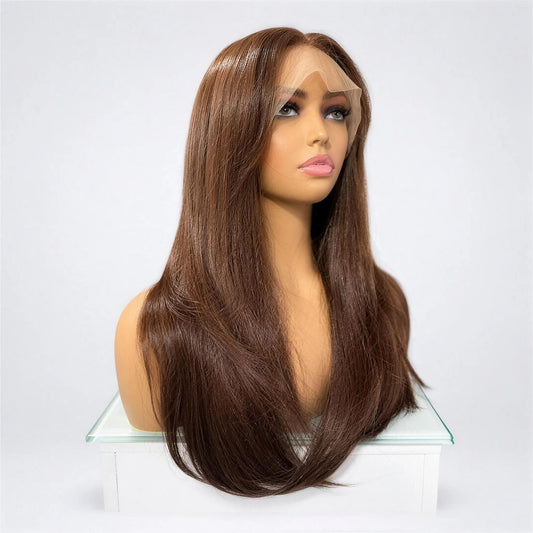 Crown Vegan Syntetisk Peruk – Lace Front Plus – 2