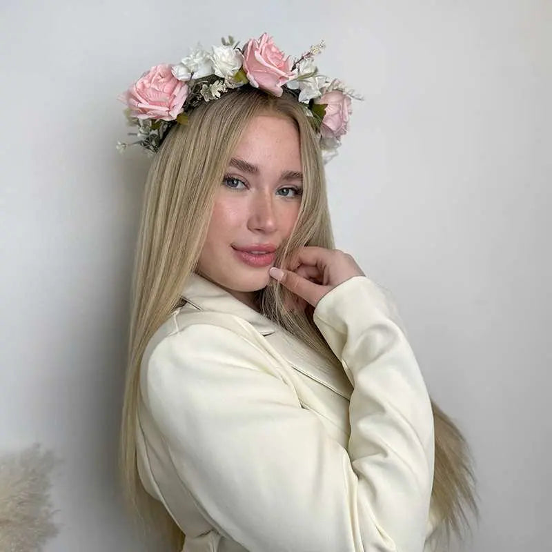 Hårkrans Blomsterlyx Midsommar - Fairwithhair