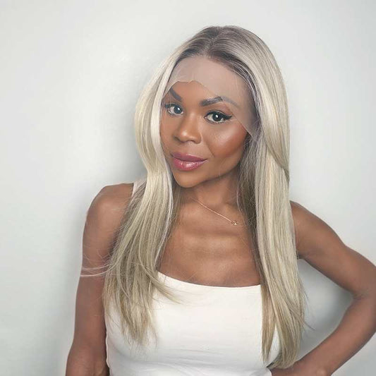 Luna Lace Front Halv lace Syntetperuk - Fairwithhair