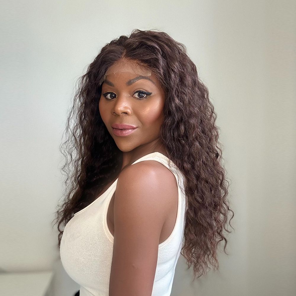 Luxury CURLY Lace Wig Real Hair