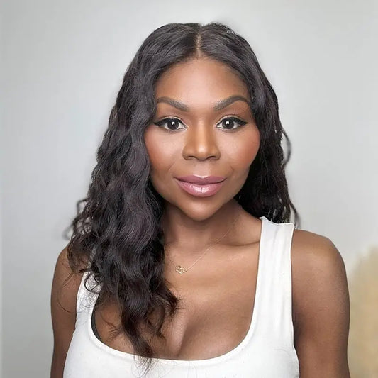 Luxury LOCKIG Lace Peruk Äkta Hår - Fairwithhair