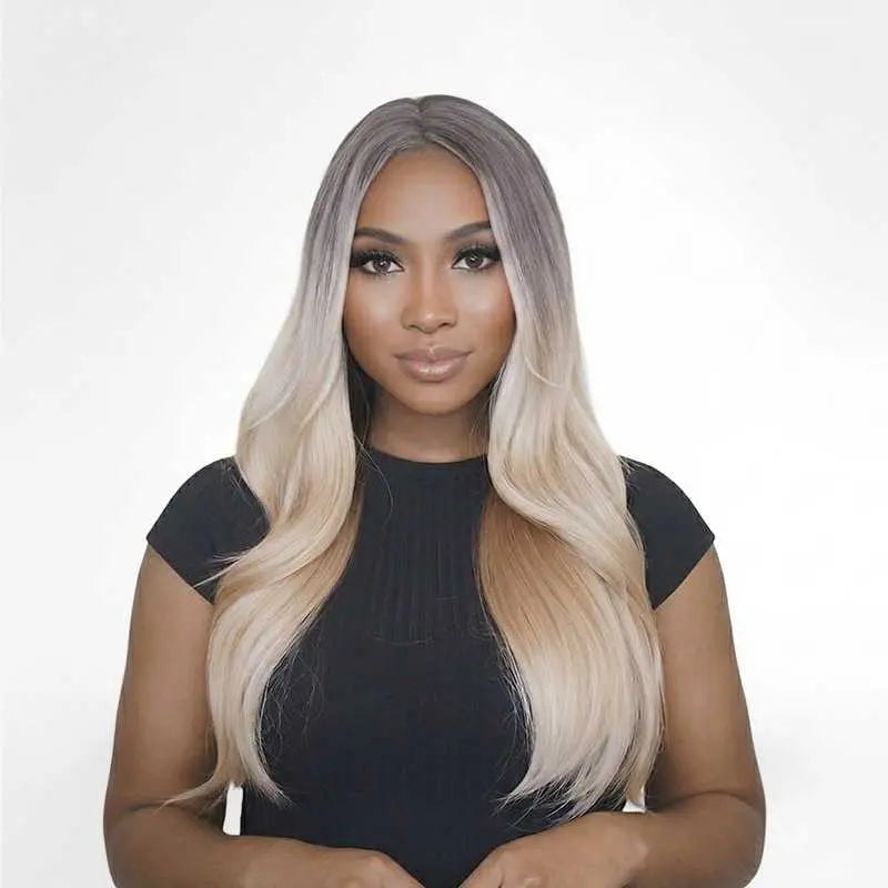 Molly värmetålig syntetperuk T lace 50 cm - Fairwithhair