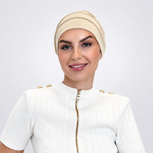 Turban med volanger