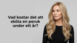 Vad kostar det att sköta en peruk under ett år?