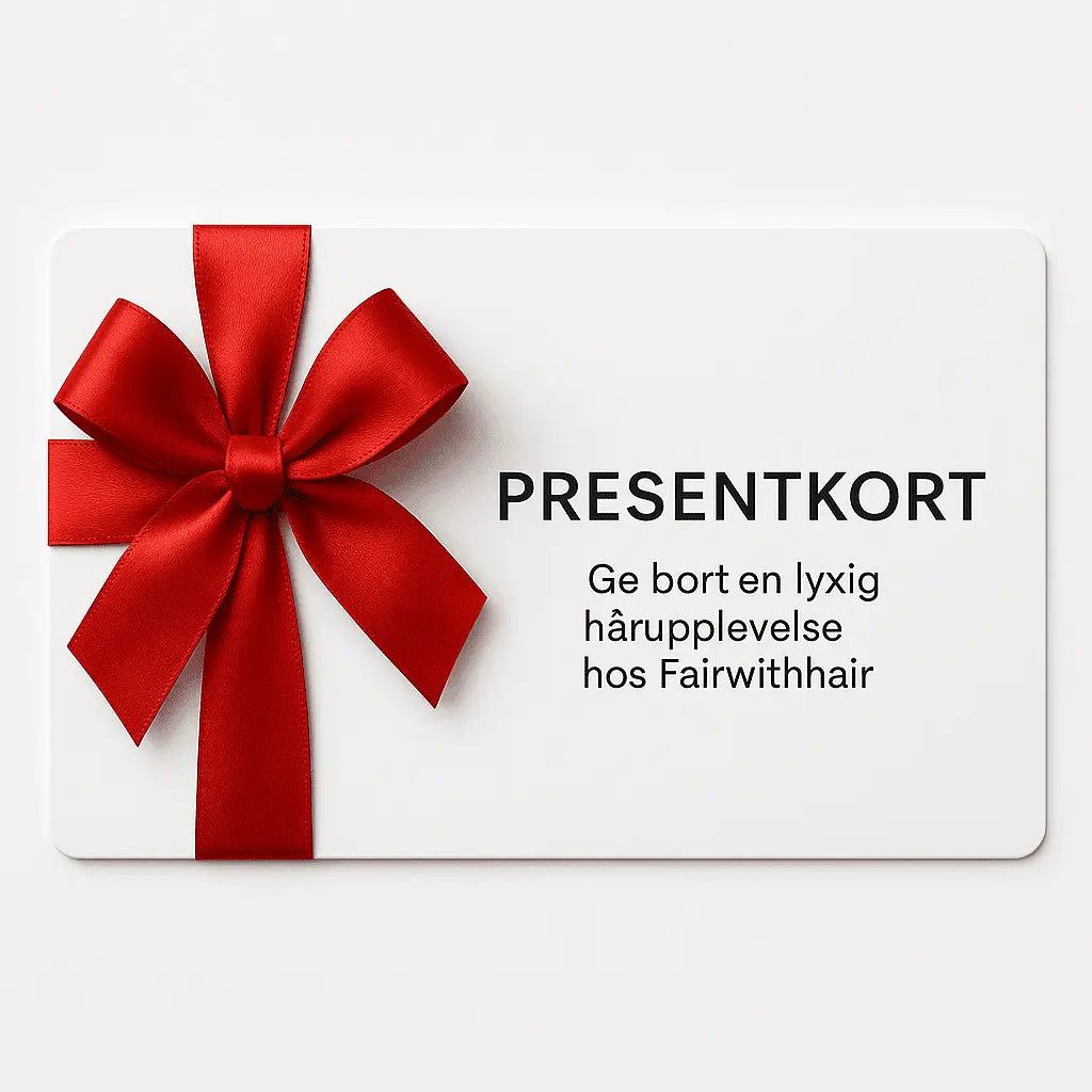 Presentkort på Hårförlängning & Peruk 🎁 - Fairwithhair