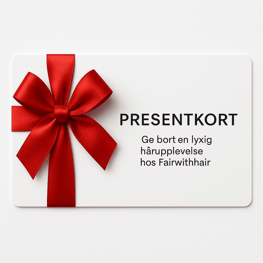 Presentkort på Hårförlängning & Peruk 🎁 - Fairwithhair