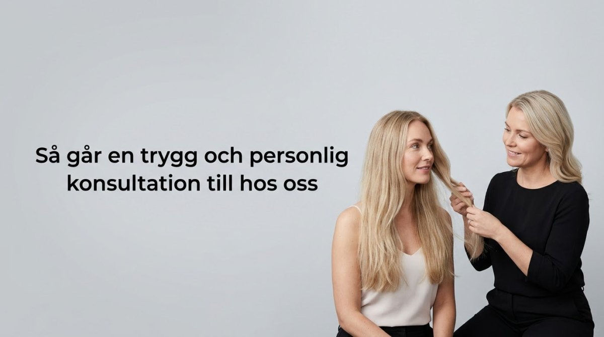 Så går en trygg och personlig konsultation till hos oss - Fairwithhair
