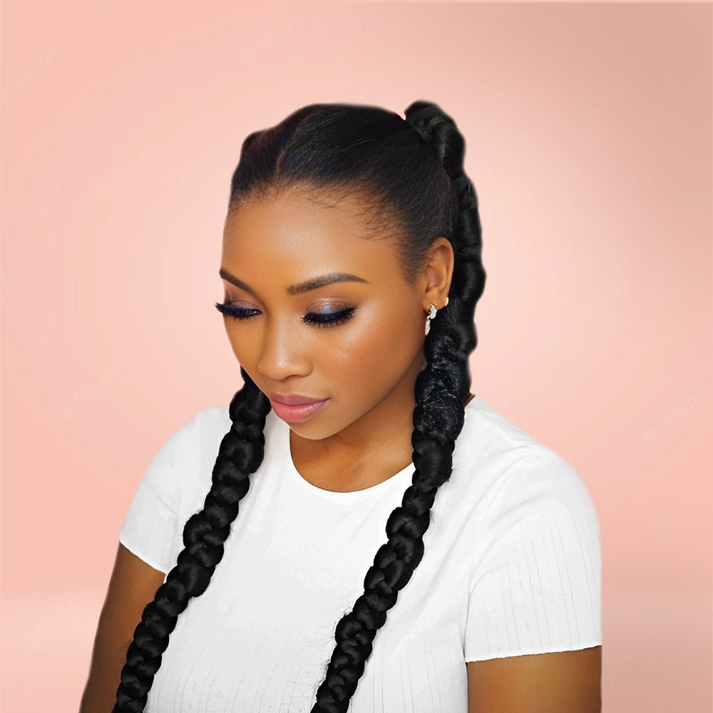 2 Boxbraids Ponytail - Fairwithhair