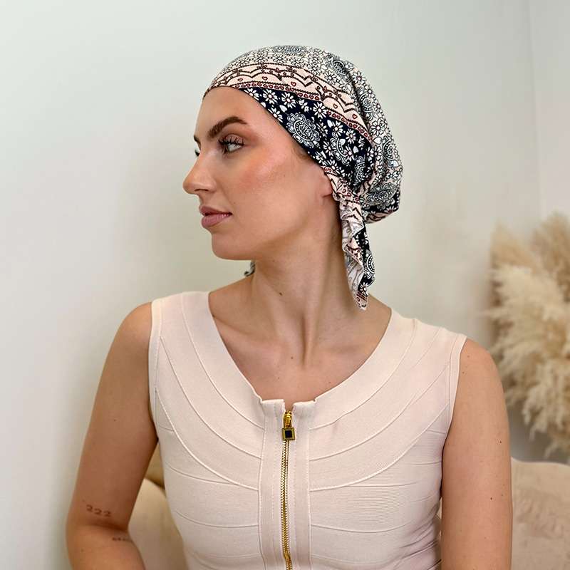 Turban Spirit – mjuk heltäckande huvudbonad
