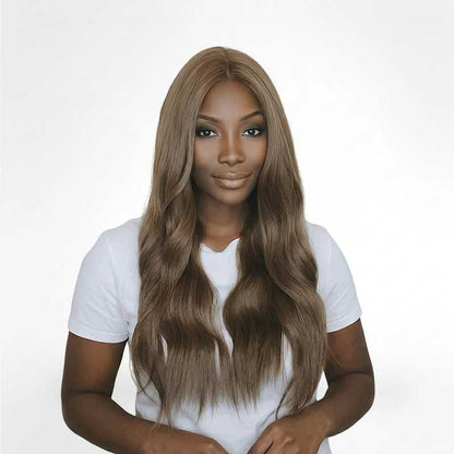 Molly heat resistant synthetic wig T lace 50 cm