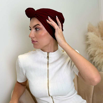 Turbante Tulip – cruzado en la parte delantera