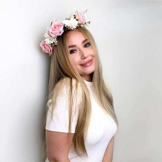 Hårkrans Blomsterlyx Midsommar