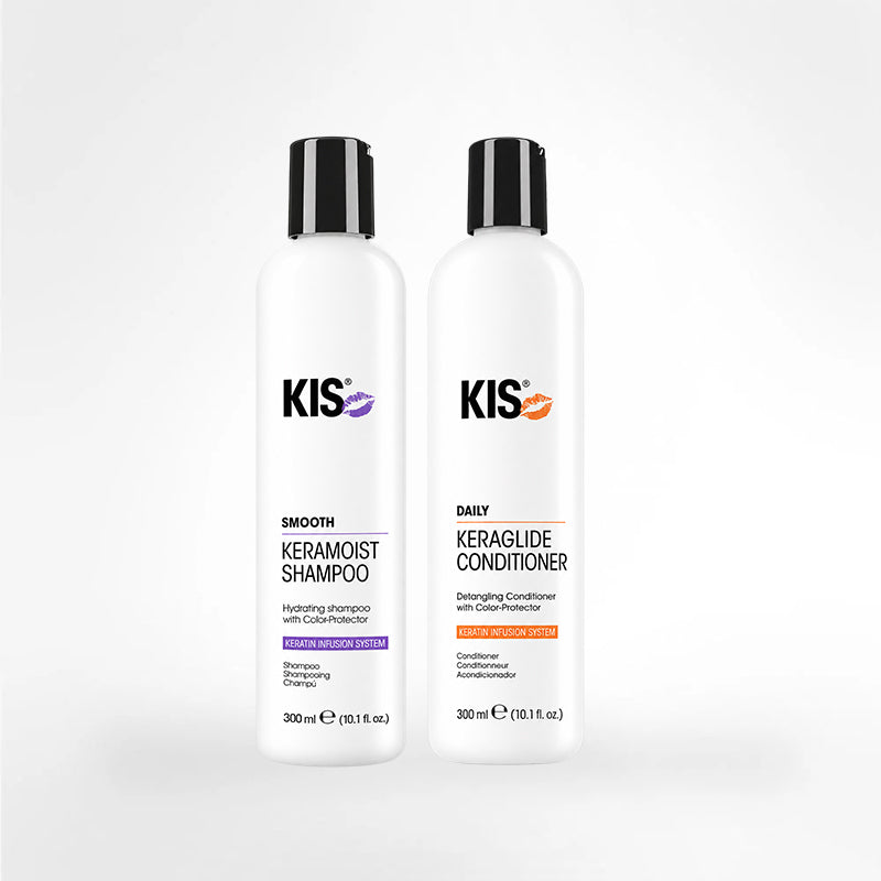 Fuktpaket – KeraMoist schampo och KeraGlide balsam