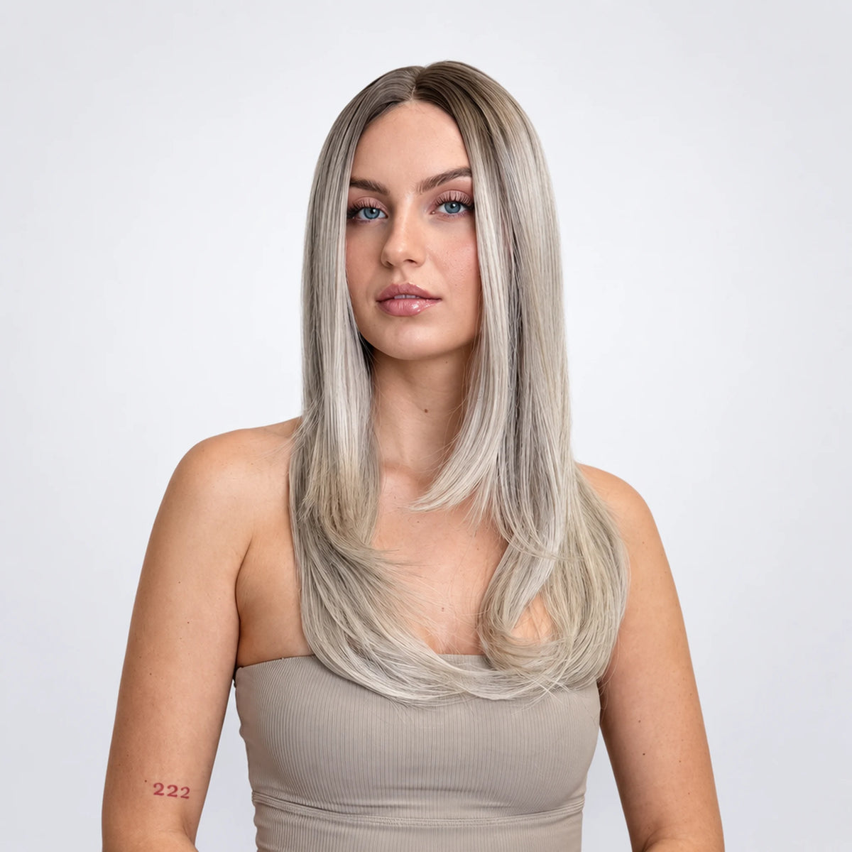Alva Vegan Syntetisk Peruk – Mono Part, Ash Blonde