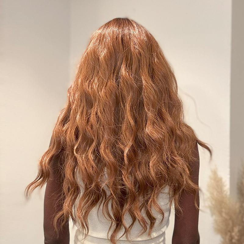 Angela - yntetisk Half Lace Peruk - 50cm - Fairwithhair