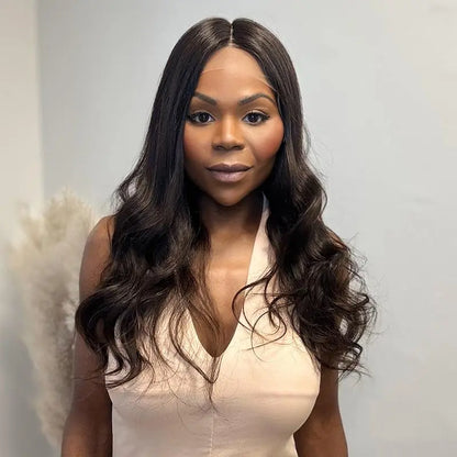 Aveline - Vågig Silk Top Peruk - Fairwithhair
