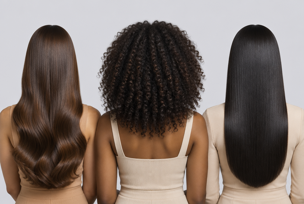 Keratinbehandling, texturizer och afro rakpermanent – tre resultat