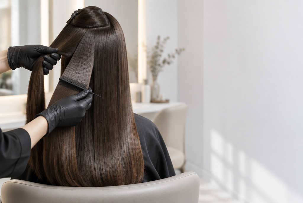 Keratinbehandling i salong i Stockholm och Uppsala – glansigt, frissfritt hår