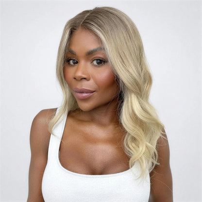 Belle Lace Front Plus – R7/18A/60 Ice Blonde Balayage