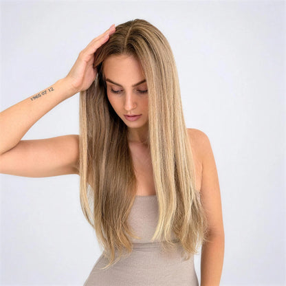 Belle Lace Front Plus – Natural ash blonde, lång