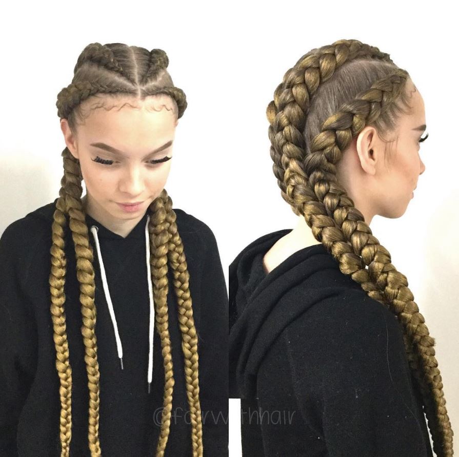 Boka 4 Utbakade flätor Stockholm - Fairwithhair