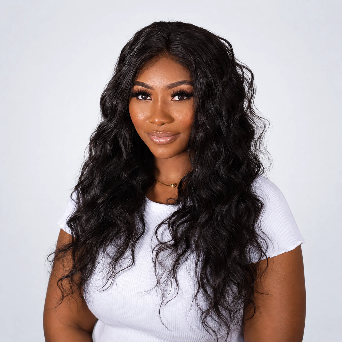 Classic Peruk Äkta Hår – Lockig, Lace Front