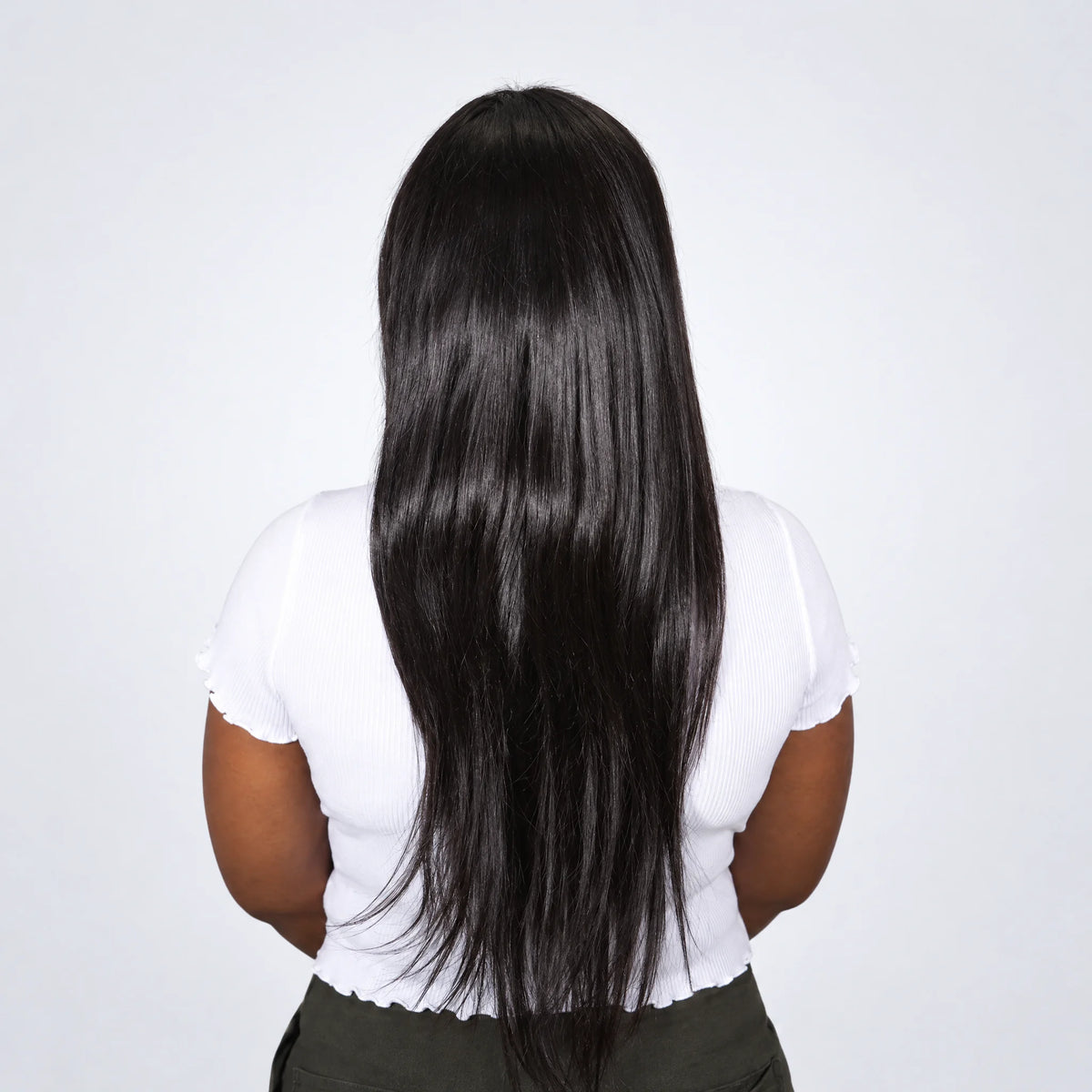 Classic Peruk Äkta Hår – Rak, Lace Frontal