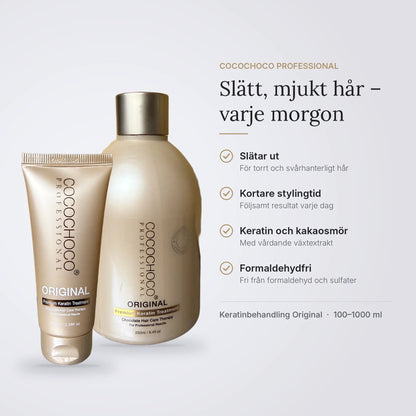 Cocochoco Keratinbehandling Original – slätt, mjukt hår