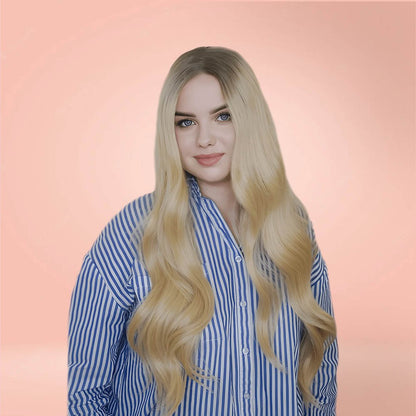 Ella - Värmetålig Syntetisk Lace Peruk - 70cm - Fairwithhair