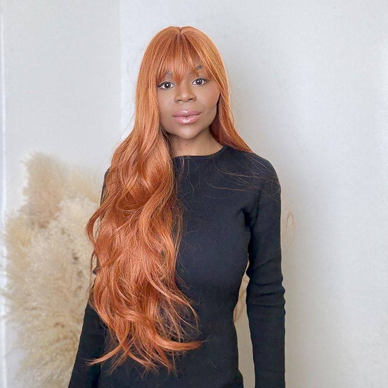 Ellinor - Värmetålig Peruk - 70cm - Fairwithhair