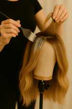 Färgning Peruk äkta hår - Fairwithhair