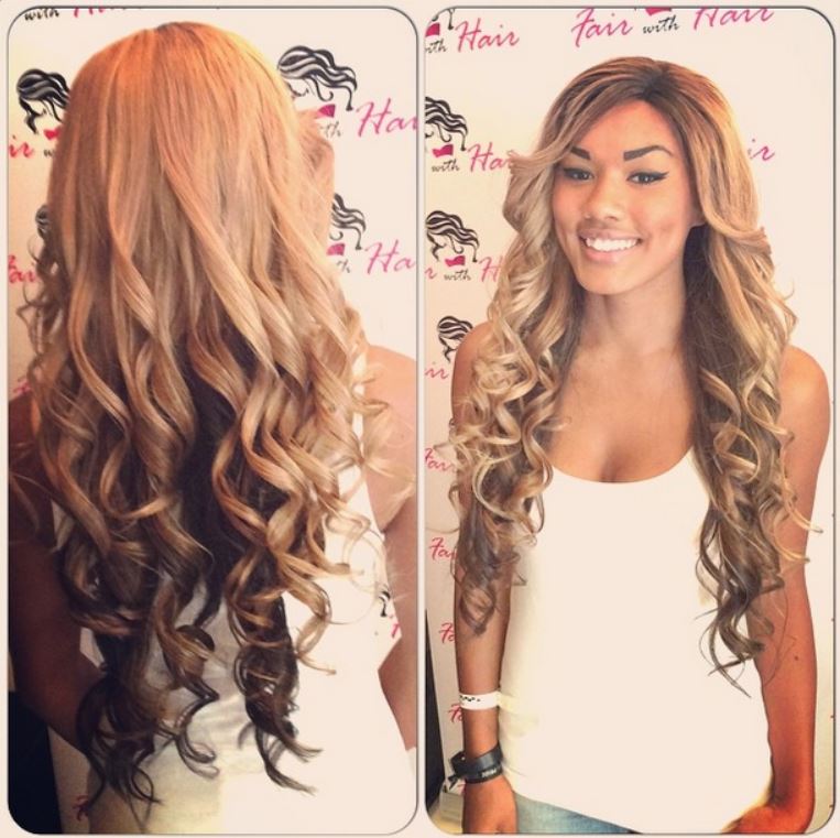 full weave hårfrölängning