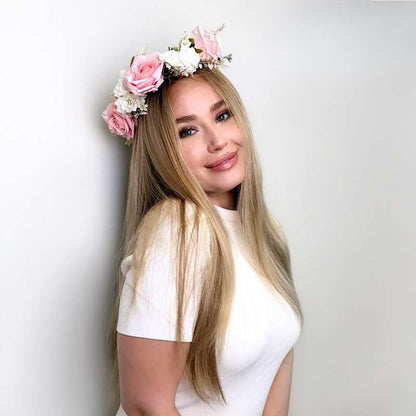Hårkrans Blomsterlyx Midsommar - Fairwithhair