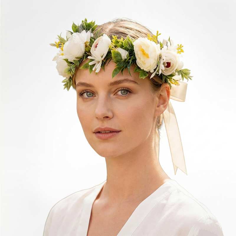 Hårkrans Sommarbröllop - Fairwithhair