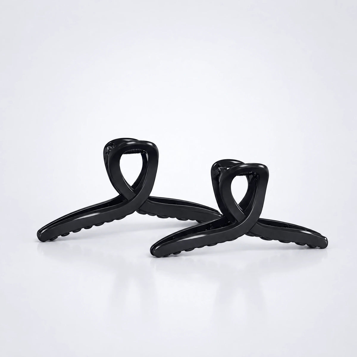 Hårklämma Stilren i färgen 1 Jet Black, L och XL tillsammans