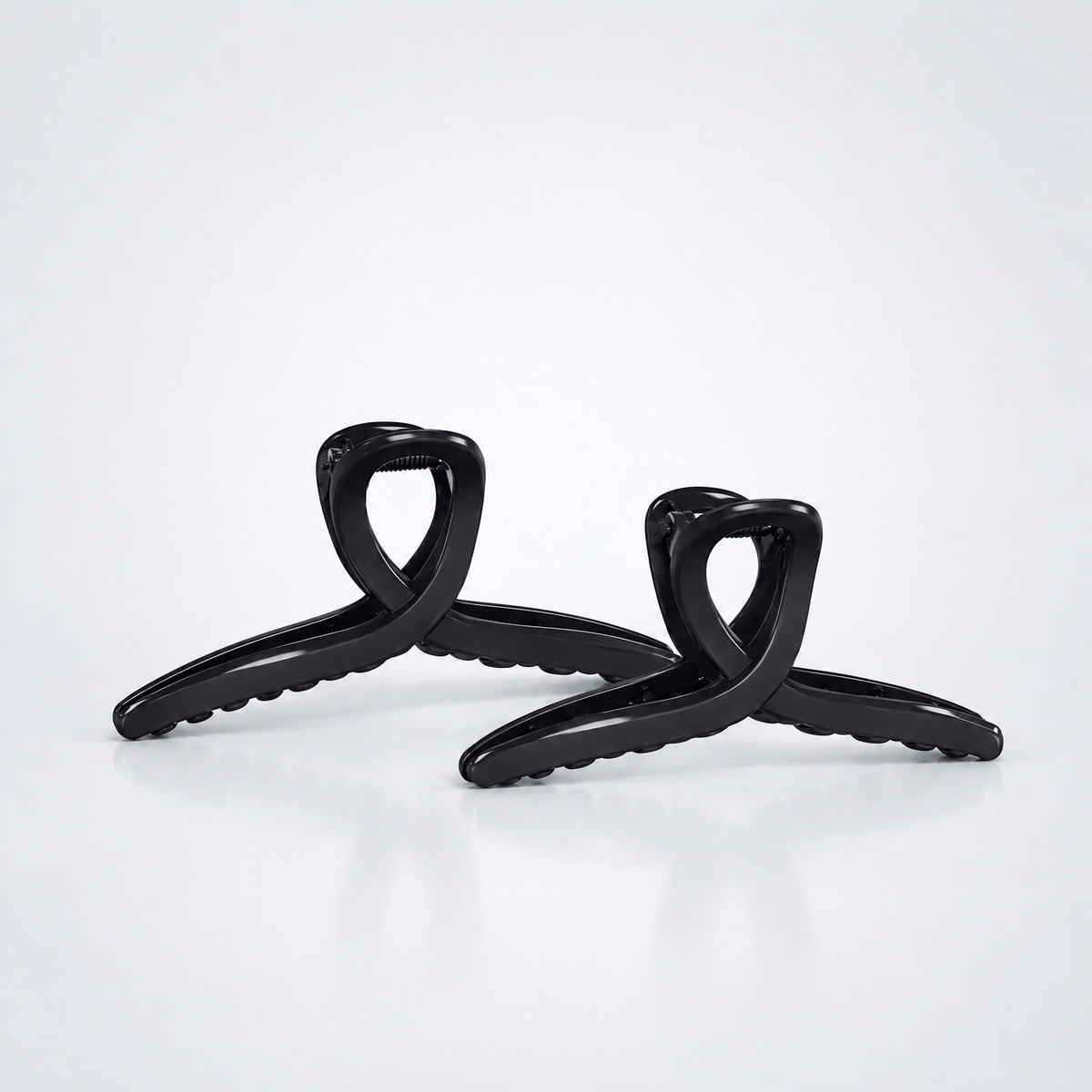 Hårklämma Stilren i 1 Jet Black, L och XL tillsammans