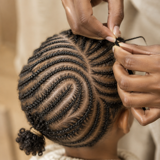 Boka Baby cornrows flätor - Fairwithhair