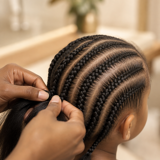 Boka Barn cornrows - Fairwithhair