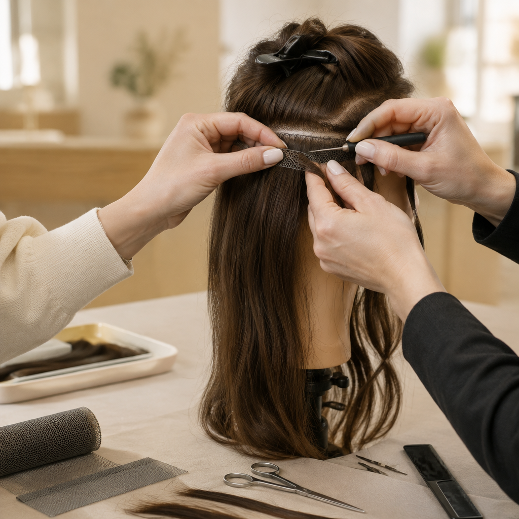 Utbildning - Mesh Integration Hårförlängning - Fairwithhair