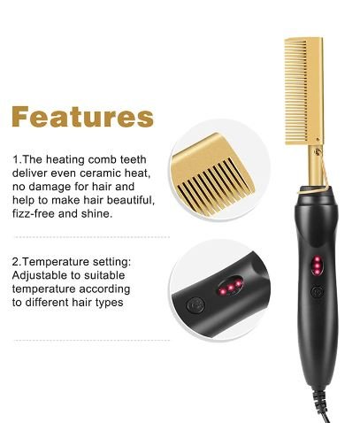 Hot Comb - Elektrisk Kam för peruk - Fairwithhair