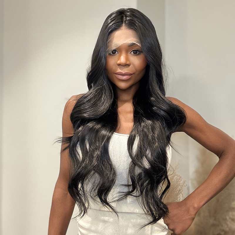 Jessica - Syntetisk Half Lace Peruk - 70cm - Fairwithhair