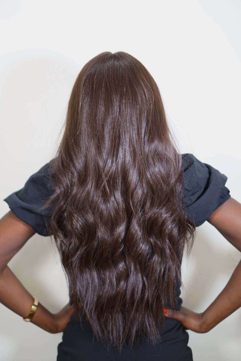Molly heat resistant synthetic wig T lace 50 cm