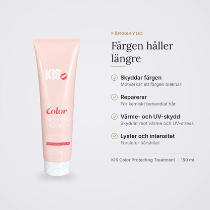 KIS Color Protecting Treatment: skyddar färgen, reparerar kemiskt behandlat hår, skydd mot värme och UV