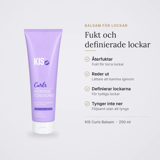 KIS Curls Balsam: återfuktar, reder ut och definierar lockarna utan att tynga