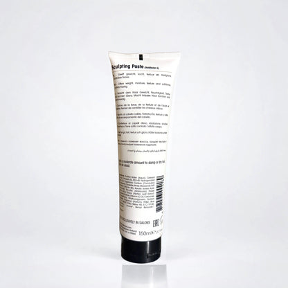 KIS Sculpting Paste, baksida med användning och innehåll