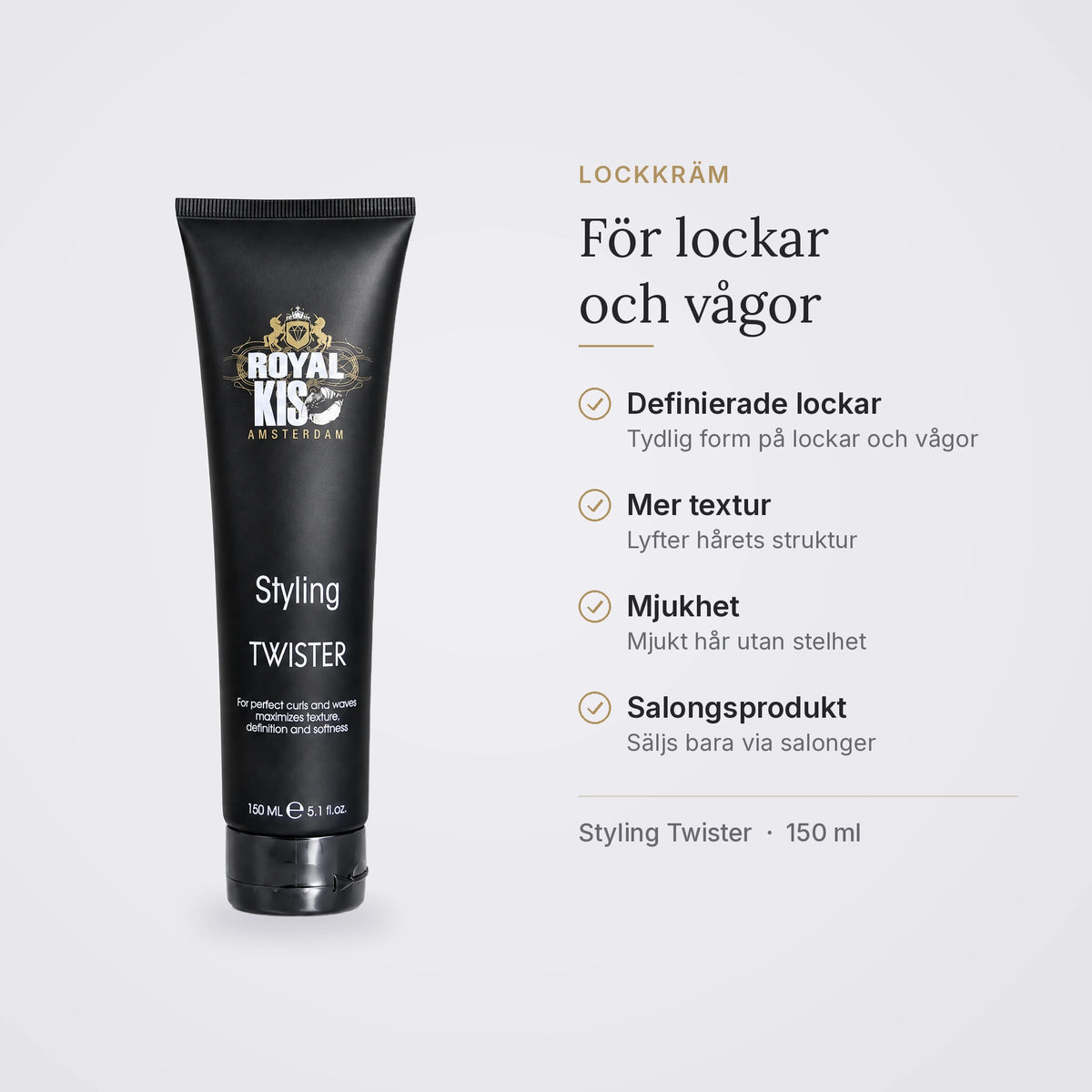KIS Styling Twister Lockkräm: definierade lockar, mer textur, mjukhet, salongsprodukt