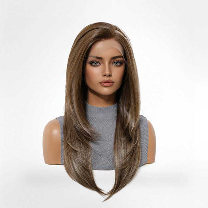 Luna – Värmetålig Half Lace Syntetperuk - Fairwithhair
