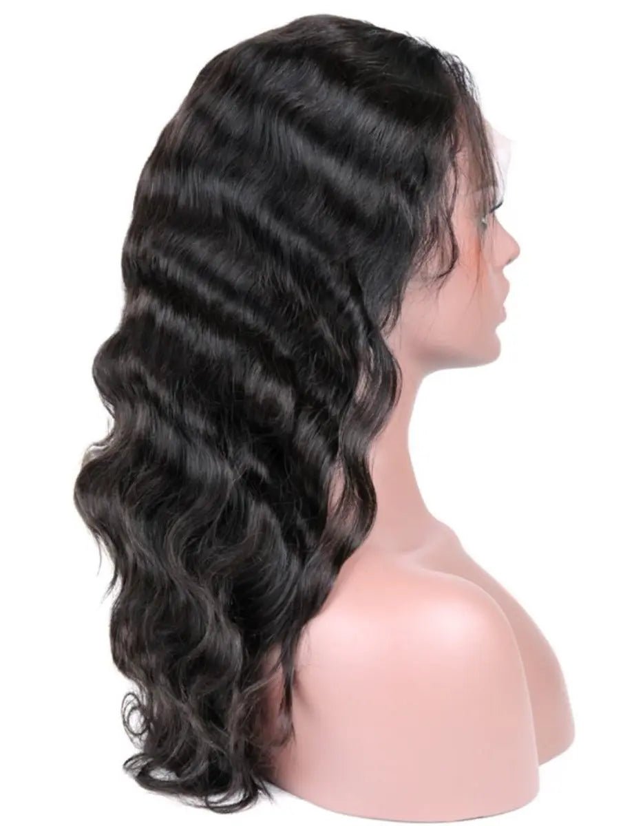 Luxury Peruk Äkta Hår – Full Lace Vågig - Fairwithhair
